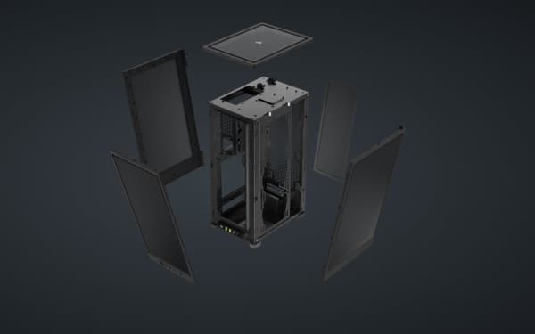 Corsair | AIRFLOW PC Case | 2000D | Black | Mini-ITX | Power supply included No Sort