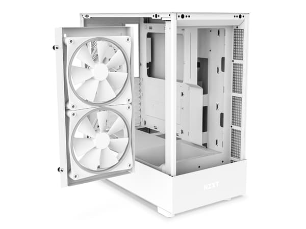NZXT H5 Elite RGB Midi-Tower - white