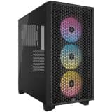 Obudowa 3000D Airflow RGB TG Mid-Tower Czarna Sort
