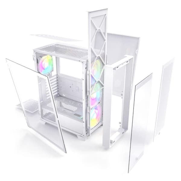 Montech AIR 1000 PREMIUM Midi Tower White Vit