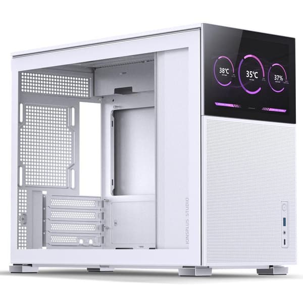 Jonsbo D31 MESH Screen Micro-ATX Case, Tempered Glass - white