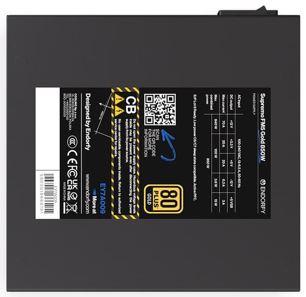 Zasilacz Supremo FM5 Gold 850 W