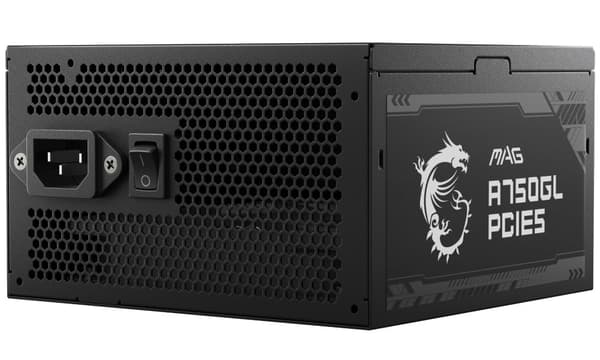 MSI MAG A750GL PCIE5 power supply unit 750 W 20+4 pin ATX ATX Black