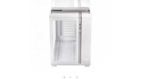 ASUS TUF Gaming GT502 - White Edition - mid tower - ATX Vit