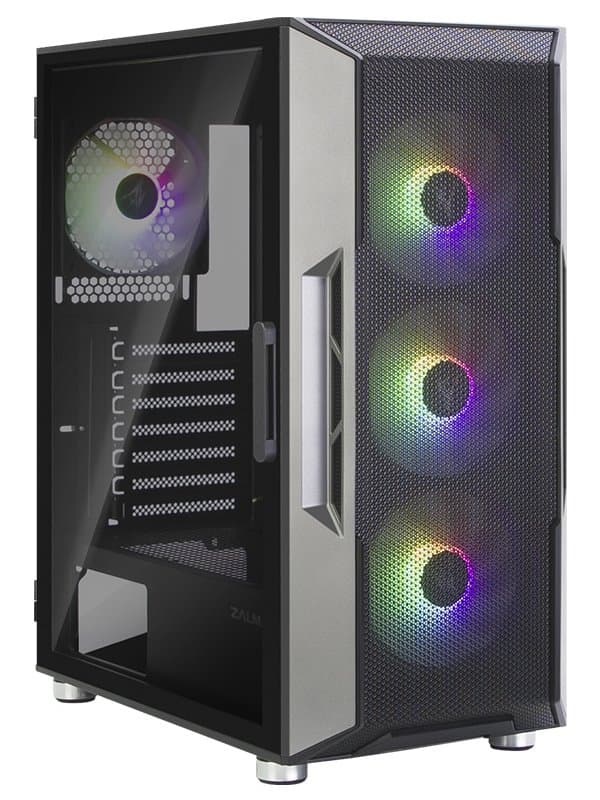 Obudowa I3 Neo ATX Mid Tower RGB 4xwentylator, czarna