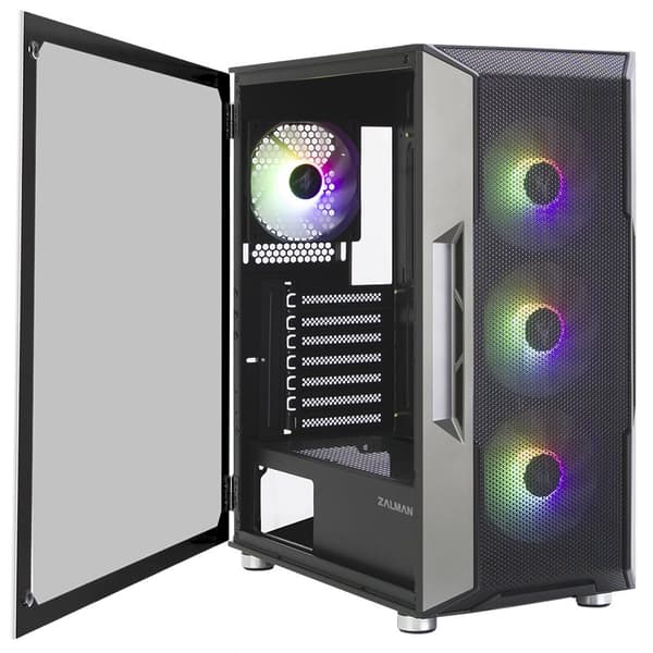 Obudowa I3 Neo ATX Mid Tower RGB 4xwentylator, czarna