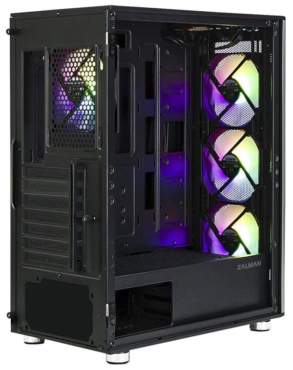 Obudowa I3 Neo ATX Mid Tower RGB 4xwentylator, czarna