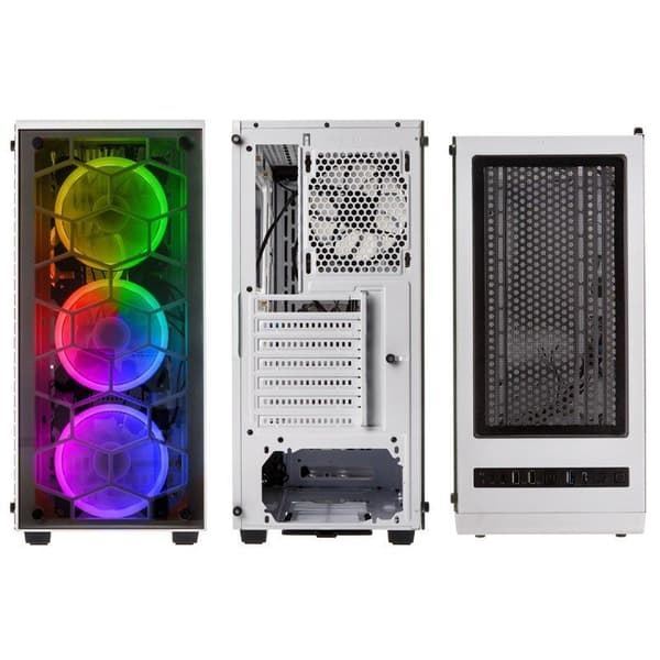 Kolink OBSERVATORY WHITE Midi Tower Black, White