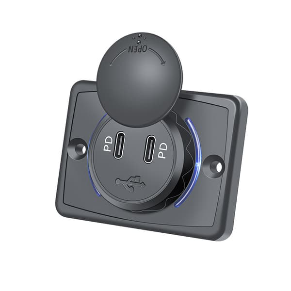 INF Sort Shell Dual PD Flat Square Charger