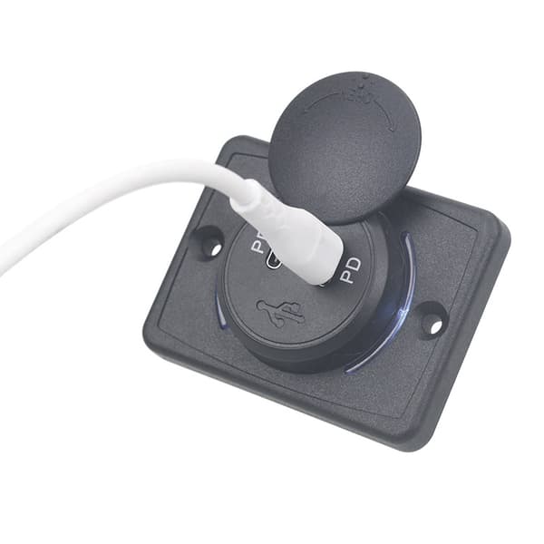 INF Black Shell Dual PD Flat Square Charger