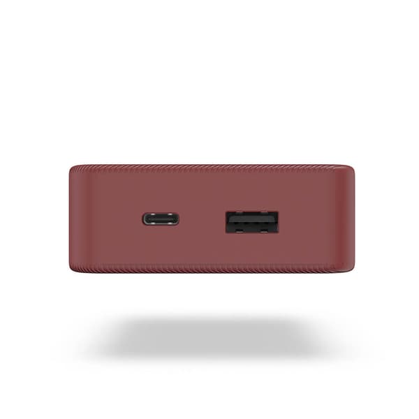 Powerbank Colour 20 20000mAh USB-C+USB-A Rød