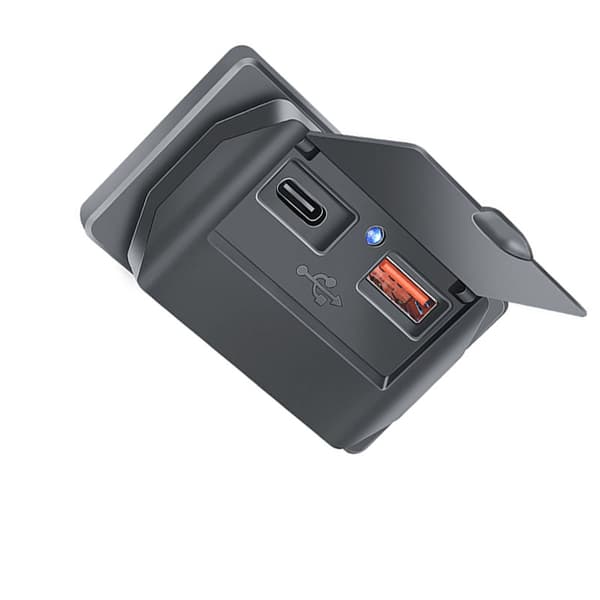 INF RV Flip Cover QCPD USB-laderpanel