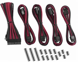 CableMod Classic ModMesh Cable Extension Kit - 8+6 Series - black/red