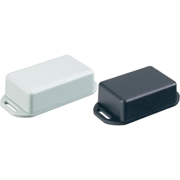 Universal IP54 Euro ABS plastkapsling (L x B x H) 60 x 35 x 20 mm svart Hammond Electronics 1551HFLBK
