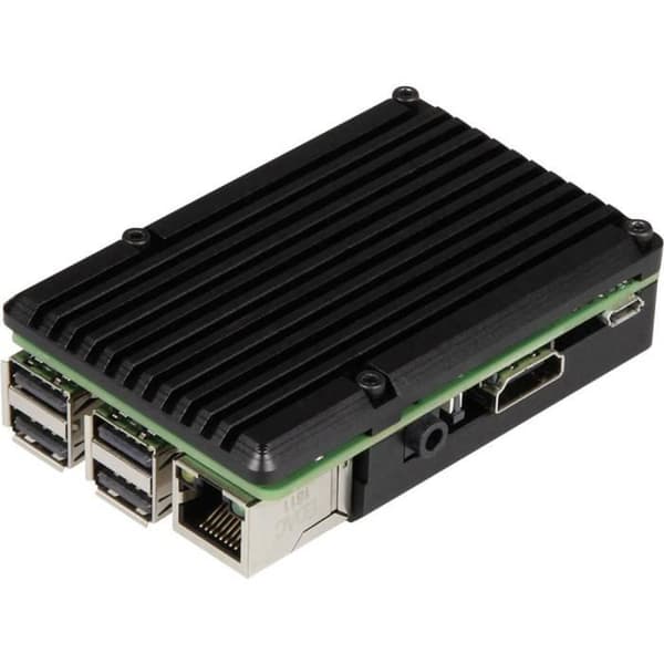 Joy-it ARMOUR Fodral BLOCK Datorfodral med ett kort Lämplig för (utvecklingssatser): Raspberry Pi med refr