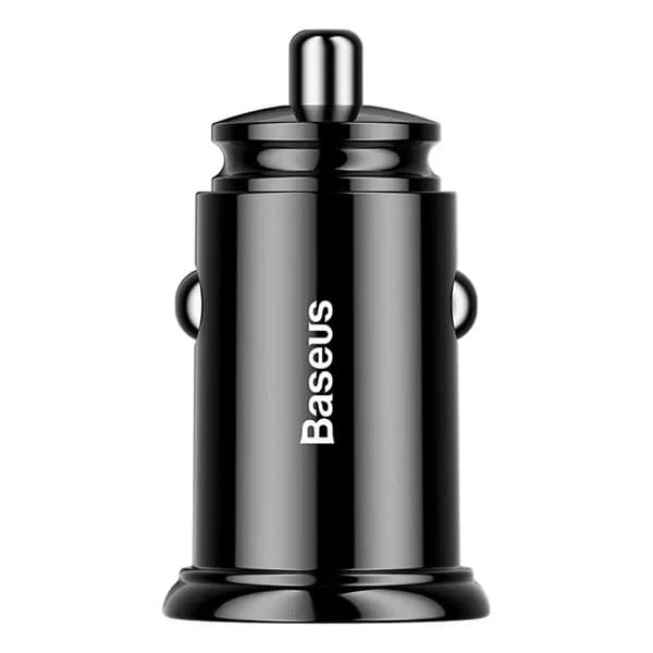 Baseus Circular 2xUSB QC3.0 5A 30W biloplader (sort)