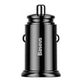 Miniatyrbillede 1 af 11: Baseus Circular 2xUSB QC3.0 5A 30W biloplader (sort)
