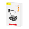 Miniatyrbilde 7 av 11: Baseus Lighter socket splitter 2xUSB 3,1A 100W (Sort)