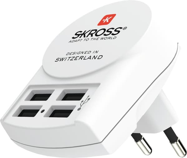 Euro USB Charger - 4xUSB Type A