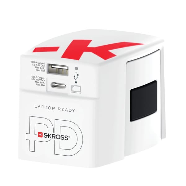 World USB Charger AC45PD - C to C cable included.