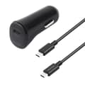 Miniatyrbilde 2 av 2: Car charger PD 20W, USB-C-USB-C cable, 1m, black