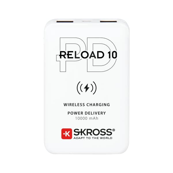 Reload 10, Power Bank, Wireless Qi, PD
