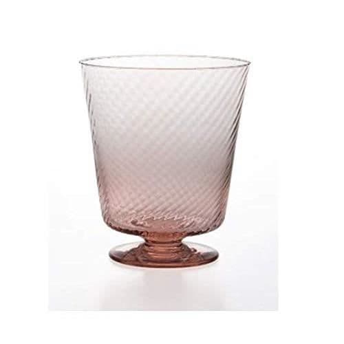 GV VG VE Nier Twisted Chalice 12,5 x 14,5 cm. Rose Quartz Color, One Size - VG5660030.RQ