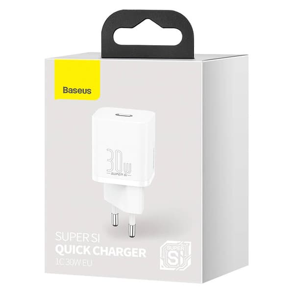 Quick Charger Baseus Super Si 1C 30W (hvid)