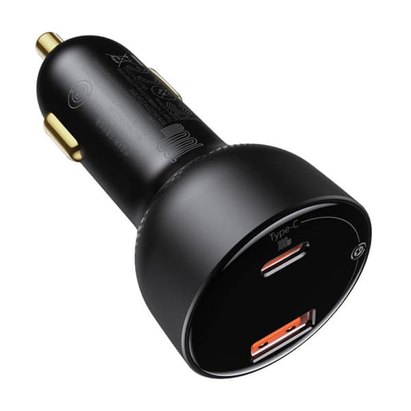 Biloplader Baseus Superme, USB, USB-C, 100W (sort)