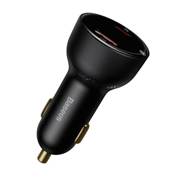 Biloplader Baseus Superme, USB, USB-C, 100W (sort)
