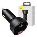 Miniatyrbillede 9 af 11: Biloplader Baseus Superme, USB, USB-C, 100W (sort)