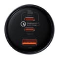 Miniatyrbillede 5 af 11: Biloplader Baseus Qualcomm, USB, 2x USB-C, 160W (grå)
