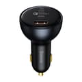 Miniatyrbillede 1 af 11: Biloplader Baseus Qualcomm, USB, 2x USB-C, 160W (grå)