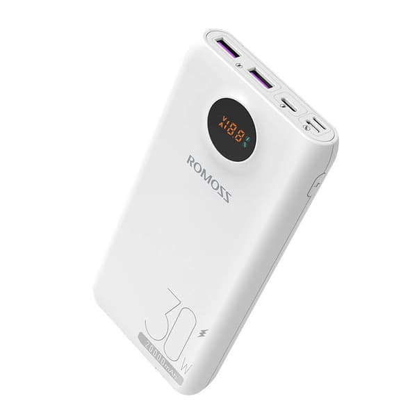 Powerbank Romoss SW20S Pro 20000mAh, 30W (valkoinen)