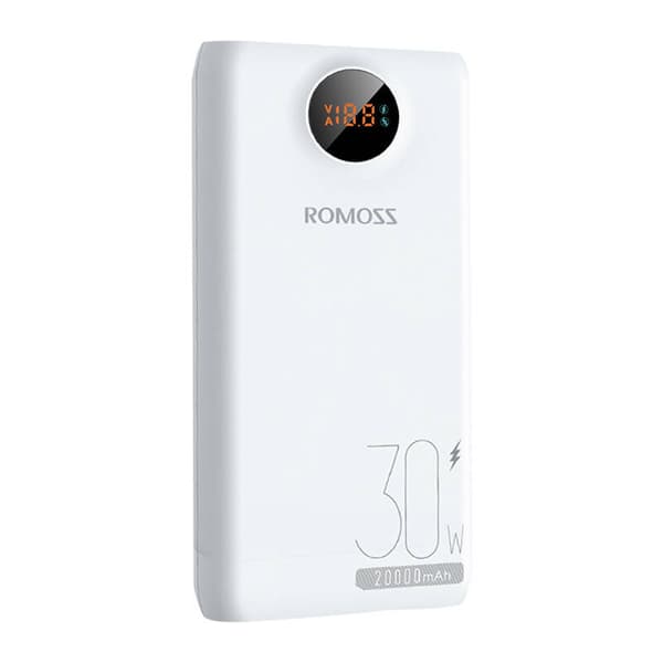 Powerbank Romoss SW20S Pro 20000mAh, 30W (valkoinen)