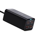 Miniatyrbillede 5 af 11: Baseus GaN3 Pro vægoplader 2xUSB-C + 2xUSB, 100W (sort)