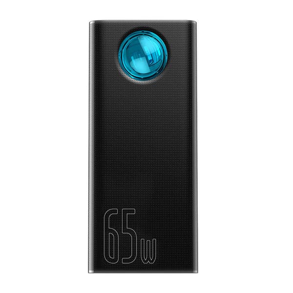 Powerbank Baseus Amblight 30000mAh, 4xUSB, USB-C, 65W (svart)