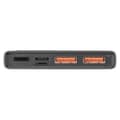 Miniatyrbillede 5 af 8: Powerbank Baseus Adaman Metal, 10000mAh, 2xUSB, USB-C, Lightning, MicroUSB 22,5W (sort)