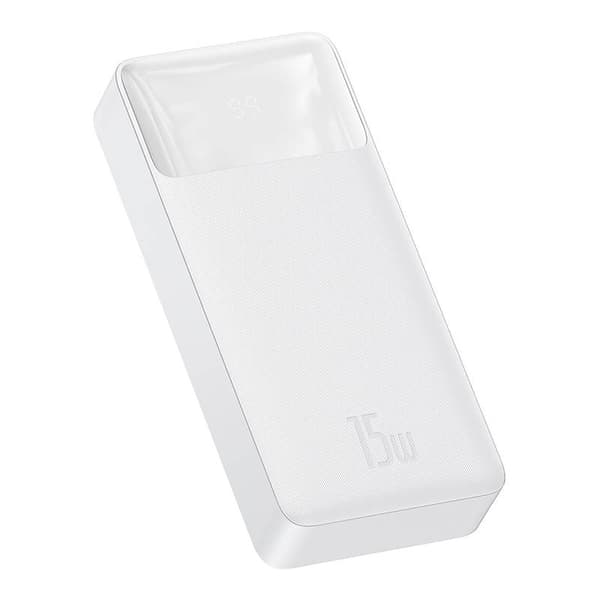 Powerbank Baseus Bipow 20000mAh, 15W (hvit)