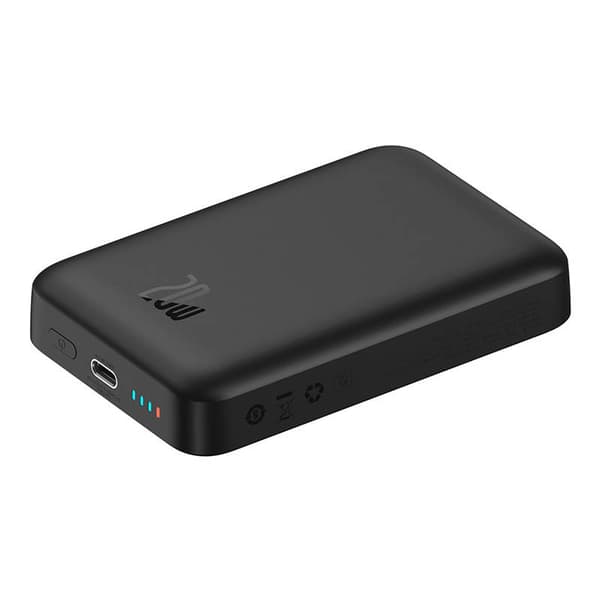 Powerbank Baseus Magnetic Mini 10000mAh, USB-C 20W MagSafe (sort)