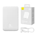 Miniatyrbillede 1 af 11: Powerbank Baseus Magnetic Mini 20000mAh, USB-C 20W MagSafe (hvid)