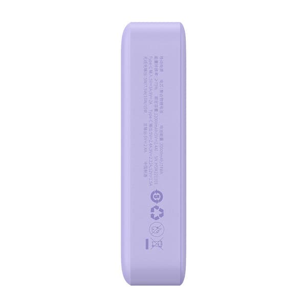 Powerbank Baseus Magnetic Mini 20000mAh, USB-C 20W MagSafe (lilla)