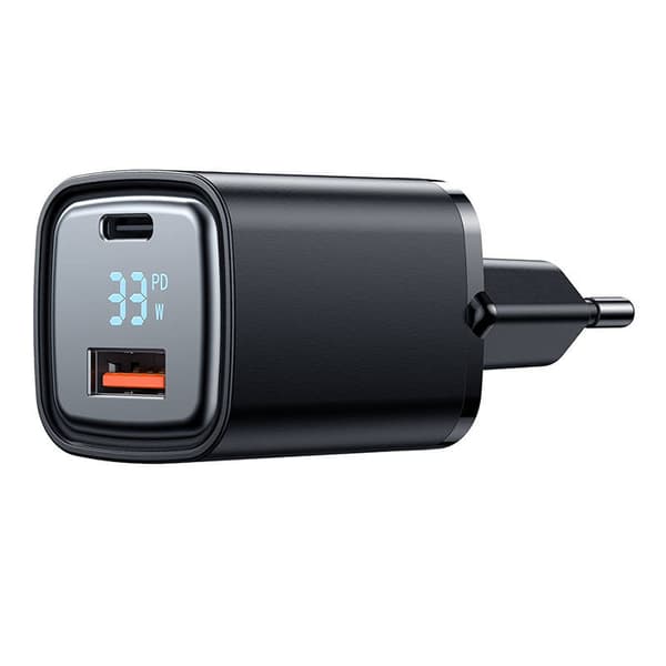 Oplader McDodo CH-1701 33W med display (sort)