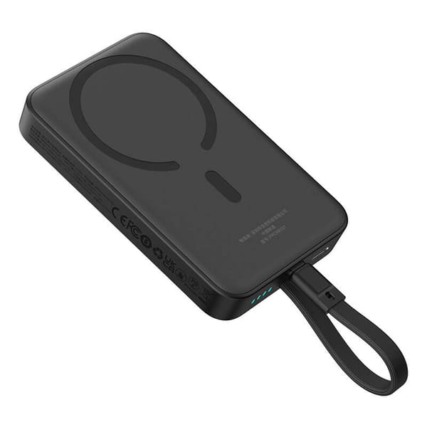 Powerbank Baseus Magnetic Mini 10000mAh, USB-C 30W MagSafe (sort)