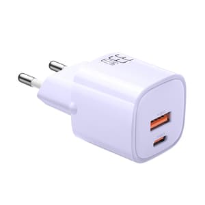 Laturi GaN 33W Mcdodo CH-0155 USB-C, USB-A (violetti)
