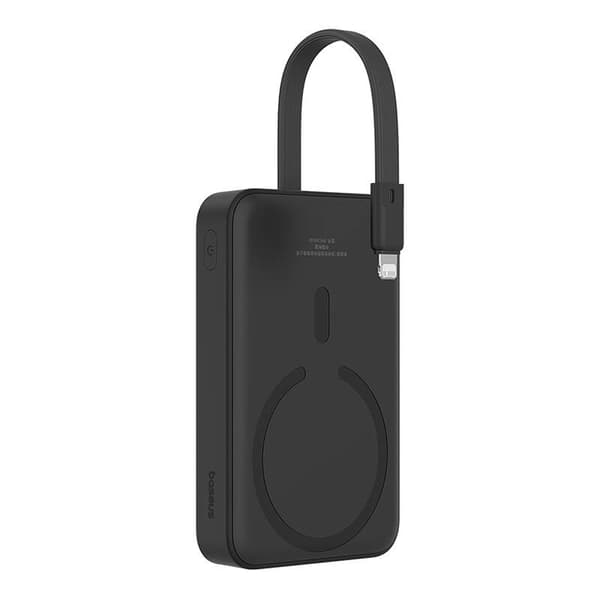 Powerbank Baseus Magnetic Mini 10000mAh, Lightning 20W MagSafe (svart)