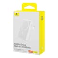 Miniatyrbilde 9 av 10: Powerbank Baseus Magnetic Mini 10000mAh, Lightning 20W MagSafe (hvit)