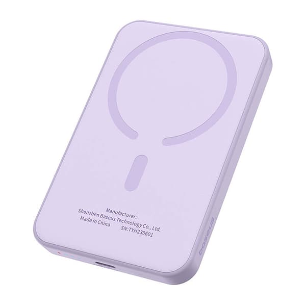 Magnetisk Mini Powerbank Baseus 5000mAh 20W (lilla)