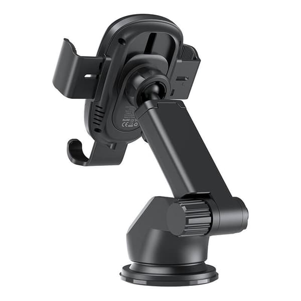 Gravity bilhållare med laddare Choetech T203-F, 15W (svart)