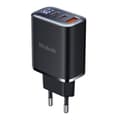 Miniatyrbillede 1 af 4: Mcdodo CH-2180 2xUSB-C + USB-A, 30W netoplader med display (sort)